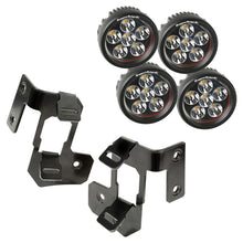 Load image into Gallery viewer, Rugged Ridge 07-18 Jeep Wrangler JK Semi-Gloss Black Round A-Pillar LED Light Mount Kit Rugged Ridge
