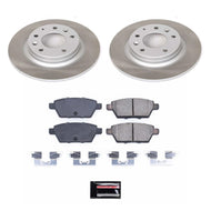 Power Stop 06-11 Mercury Milan Rear Semi-Coated Rotor Kit Brake Kits - Performance Blank PowerStop   