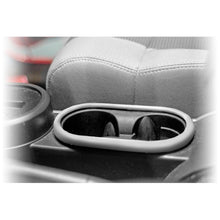 Load image into Gallery viewer, Rugged Ridge 07-10 Jeep Wrangler JK Brushed Silver Front Cup Holder Trim Rugged Ridge
