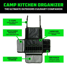 Load image into Gallery viewer, Rhino USA Tool Storage Rhino USA Camp Kitchen Organizer Bag (Black)

