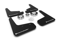 Rally Armor 20-24 Tesla Model Y Black UR Mud Flap w/White Logo Mud Flaps Rally Armor   