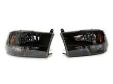 Load image into Gallery viewer, Raxiom 09-18 Dodge RAM 1500 Axial Series Euro Style Headlights w/ Dual Bulb Blk Housing (Clear Lens) Headlights Raxiom
