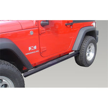 Load image into Gallery viewer, Rugged Ridge 4 1/4-In Oval Side Step Black 07-18 Jeep Wrangler JK Rugged Ridge
