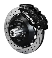 Wilwood 65-68 Chevrolet Impala W/ Drum Spindle FNSL6R - 12.88 inch Venter GT Rotor Drilled Wilwood