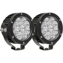 Load image into Gallery viewer, Westin Axis LED Auxiliary Light 4.75 inch Round Flood w/3W Osram (Set of 2) - Black Westin

