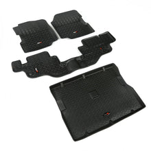 Load image into Gallery viewer, Rugged Ridge Floor Liner Front/Rear/Cargo Black 1976-1995 Jeep Wrangler / CJ Rugged Ridge
