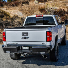 Load image into Gallery viewer, Westin 14-18 Chevrolet Silverado HDX Bandit Rear Bumper - Black Westin
