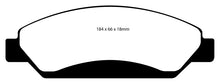 Load image into Gallery viewer, EBC 07 Cadillac Escalade 6.2 2WD Ultimax2 Front Brake Pads Brake Pads - OE EBC   
