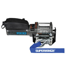 Load image into Gallery viewer, Superwinch 1,500 lbs. 1.1 HP 120V AC 1/8 In x 35ft. Wire Rope - Gray Wrinkle Winches Superwinch
