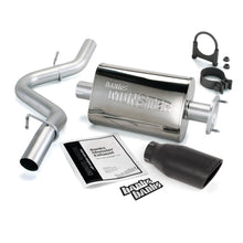 Load image into Gallery viewer, Banks Power GBE51315-B Banks Power 04-06 Jeep 4.0L Wrangler Unlimited Monster Exhaust Sys - SS Single Exhaust w/ Black Tip
