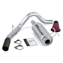 Load image into Gallery viewer, Banks Power GBE49137-B Banks Power 99-04 Ford 6.8L Ext/Crew S/D Stinger System - SS Single Exhaust w/ Black Tip
