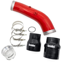 Load image into Gallery viewer, Banks Power Intercooler Ducting Banks Power 23-24 Ford Super Duty 6.7L High Output Boost Tube Upgrade Kit - Red
