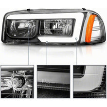 Load image into Gallery viewer, Raxiom 99-06 Chevrolet Sierra 1500 Axial Series LED DRL Headlights- Black Housing- Clear Lens | S523542
