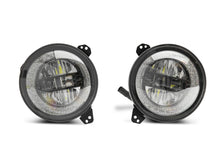 Load image into Gallery viewer, Raxiom 18-22 Jeep Wrangler JL/JT Axial Series LED Headlights- Black Housing (Clear Lens) Headlights Raxiom
