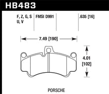 Load image into Gallery viewer, Hawk Porsche GT3 DTC-60 Street Front Brake Pads Brake Pads - Racing Hawk Performance   
