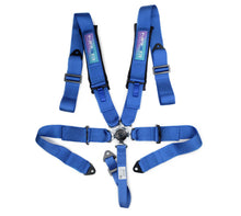 Load image into Gallery viewer, NRG 5PT 3in. Seat Belt Harness / Cam Lock - Blue | SBH-B6PCBL
