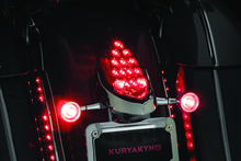Load image into Gallery viewer, Kuryakyn Rear Turn Signal &amp; License Plate Mount Indian Chrome Misc Powersports Kuryakyn   

