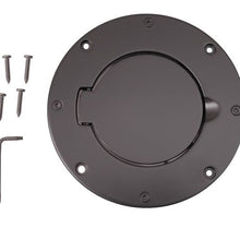 Load image into Gallery viewer, Rugged Ridge Non-Locking Gas Cap Door Black 97-06 Jeep Wrangler Rugged Ridge

