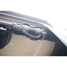Load image into Gallery viewer, Fishbone Offroad Paracord Grab Handles w/Three Straps - Black Fishbone Offroad
