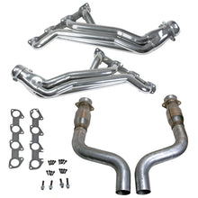 Load image into Gallery viewer, BBK BBK40464 BBK 09-24 Dodge Challenger/Charger 5.7L 1-3/4in Headers w/High Flow Catted Mid Pipe (Silver Ceramic)
