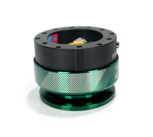 Load image into Gallery viewer, NRG Quick Release Gen 2.0 -  20 Year Anniversary Black Body / Emerald Ring | SRK-200BK-EG20
