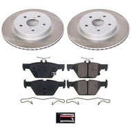 Power Stop 16-20 Subaru WRX Rear Semi-Coated Rotor Kit | SC7039