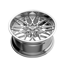 Load image into Gallery viewer, Ridler 681 22x10.5 / 5x127 BP / 10mm Offset / 83.82mm Hub Brushed w/ Polished Lip Wheel
