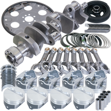 Load image into Gallery viewer, Eagle Chevy 350 1Pc 3.750in Crank 5.700in I-Beam Rods 4.060in Pistons 153 Tooth FP Balanced Assembly Eagle
