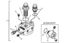 Load image into Gallery viewer, GReddy Type G Oil Block Assembly .75x16 AN10 | 12401139
