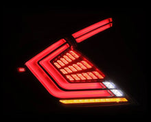 Load image into Gallery viewer, AlphaRex 16-21 Honda Civic Hatchback / Type-R FK8 Nova-Series LED Tail Lights - Black Smoke AlphaRex

