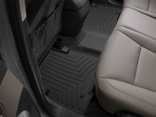 Load image into Gallery viewer, WeatherTech 13-18 Hyundai Santa Fe (5 Passenger) Rear FloorLiner HP - Black | 444402IM
