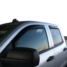 Load image into Gallery viewer, Westin 2014-2018 Chevy Silverado 1500 Dbl Cab Wade In-Channel Wind Deflector 4pc - Smoke Westin
