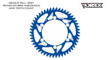 Load image into Gallery viewer, Vortex Racing 52 Tooth 520 Rear Sprocket - Blue | 170ZB-52
