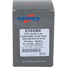 Load image into Gallery viewer, Vertex Piston 01-16 KTM 125 EXC 125cc Cast Replica Piston Kit Uncategorized Vertex Pistons   
