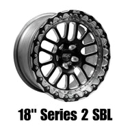 Belak 18x12 / 8.75in BS / 5x120 BP / High Pad / Series 2 Wheel - Single Beadlock | 18125120S28BS-SBL