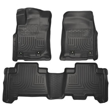 Load image into Gallery viewer, Husky Liners 2013 Toyota 4Runner WeatherBeater Black Front &amp; 2nd Seat Floor Liners
