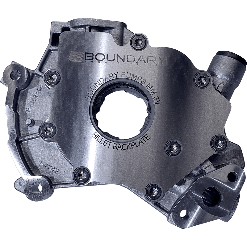 Boundary 99-15 Ford Mod Motor V8 Oil Pump Asmbly w/High Flow Billet Gear/Stl Bkplt MW Treatment Oil Pumps Boundary