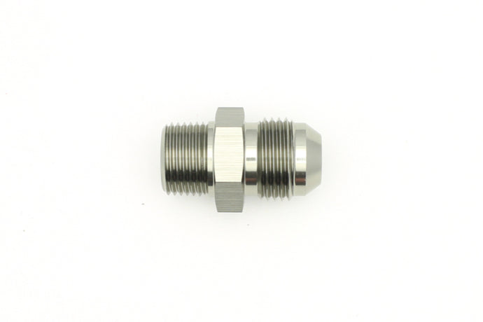 DeatschWerks 8AN Male Flare To 3/8in. Male NPT Adapter Fittings DeatschWerks