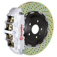 Brembo 21+ Escalade Front GT BBK 6 Piston Cast 2pc 380x34 2pc Rotor Drilled-Silver | 1J1.9022A3