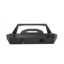 Load image into Gallery viewer, DV8 Offroad 07-23 Jeep Wrangler/Gladiator JT/JK/JL FS-25 Stubby Front Bumper w/Plated Bull Bar Bumpers - Steel DV8 Offroad
