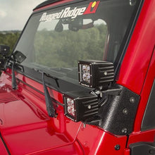 Load image into Gallery viewer, Rugged Ridge 97-06 Jeep Wrangler TJ Textured Black Dual A-Pillar Light Mount Rugged Ridge
