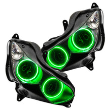 Load image into Gallery viewer, Oracle 07-15 Kawasaki ZX-14R LED Headlight Halo Kit - Green
