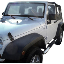 Load image into Gallery viewer, Westin 2007-2017 Jeep Wrangler 2dr PRO TRAXX 4 Oval Nerf Step Bars - SS Westin
