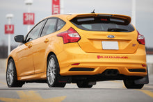 Load image into Gallery viewer, Rally Armor 12-19 Ford Focus ST / 16-19 RS Nitrous Blue UR Mud Flap w/White Logo Mud Flaps Rally Armor   
