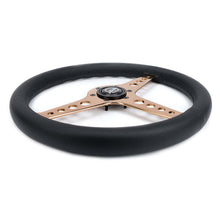Load image into Gallery viewer, NRG Light Weight Gaming Steering Wheel - Driftz 350mm 3 Rose Gold Spokes Perforated Leather | ST-034RG-PR
