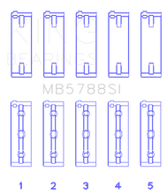 Load image into Gallery viewer, King Engine Bearings Suzuki J24B (Size +0.50mm) Main Bearing Set King Engine Bearings
