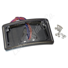 Load image into Gallery viewer, Letric Lighting 04-13 Sportster Perfect Plate Light Black Curved License Plate Frame License Frame Letric Lighting   
