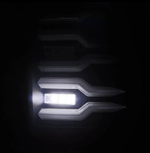Load image into Gallery viewer, AlphaRex 07-14 Chevrolet Silverado 1500/2500HD/3500HD Luxx-Series LED Tail Lights Blk w/Smoked Lens AlphaRex
