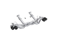 MBRP 20-24 Chevrolet Corvette C8 3in Active Cat Back Quad Split Rear Exit Exhaust w/ AFM Sims MBRP