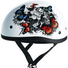 Load image into Gallery viewer, Bikers Choice Helmets and Accessories Skid Lids White Rose Original Helmet - Large

